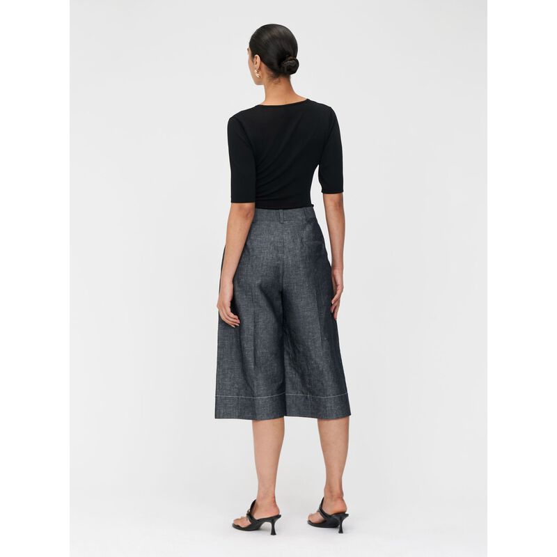 Veronika Maine V-Neck Ruched Knit image number 1